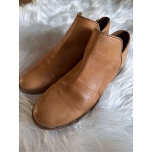 Frye 7 Low Ankle Melissa Shootie Bootie Boots Light Beige Tan Women’s 7